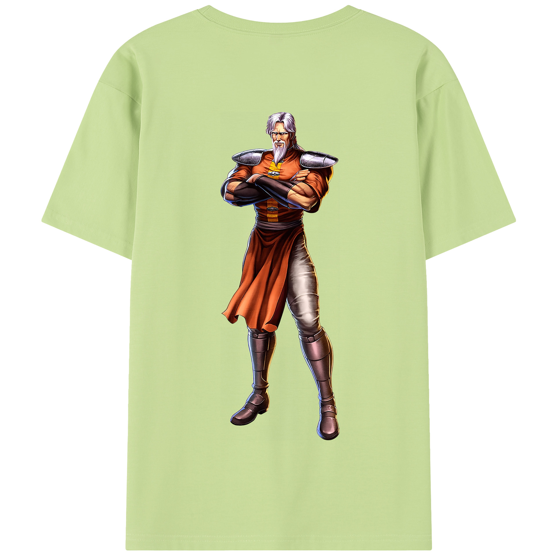 （画像用） 北斗の拳 Fist of the North Star 綿100％半袖Tシャツ（背面プリント）